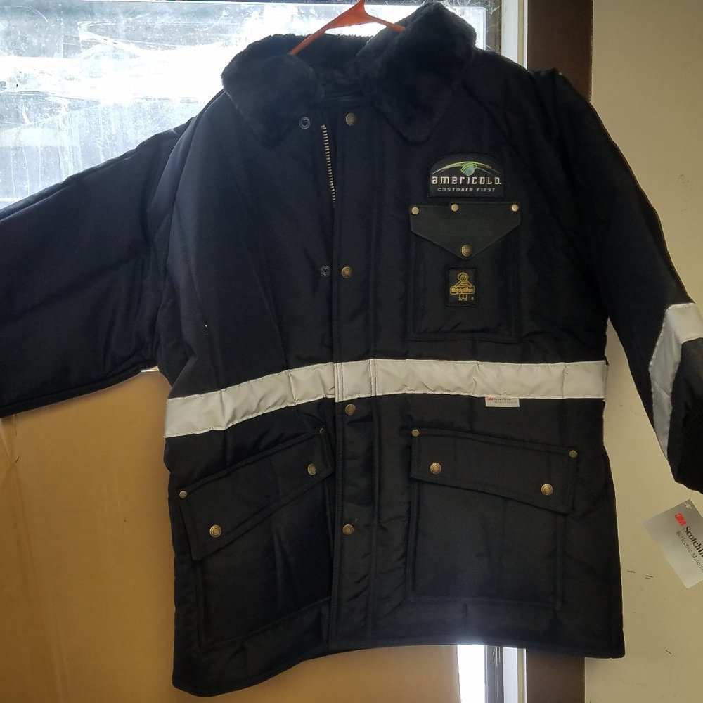 RefrigiWear Iron-Tuff 0343R Americold Customer First Workwear Jacket X-Large NWT